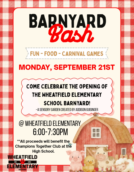 Barnyard Bash - Monday, September 21st